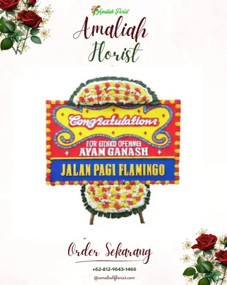 Sewa Papan Bunga Glanggang